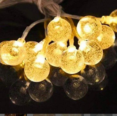 Lexton 2 Meter 16 LED Crystal Ball String Light (Warm White)