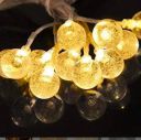 Lexton 2 Meter 16 LED Crystal Ball String Light (Warm White)...