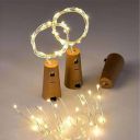 Lexton 20 LED Wine Bottle Cork Lights Copper Wire String Lights (Warm White - Pack of 10)...