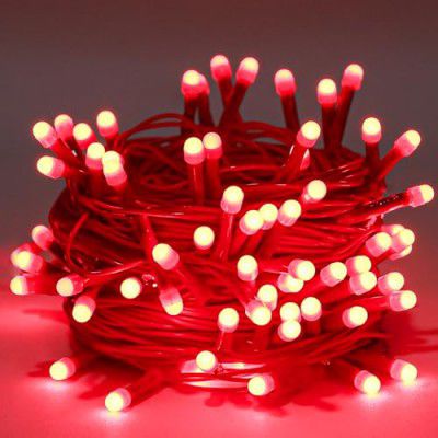 Lexton 40 LED Power Pixel Serial String/Fairy Light | Plug Sourced  (Pack of 1, Red)