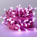 Lexton 40 LED Power Pixel Serial String/Fairy Light | Plug Sourced | Suitable for Home & Outdoor Decoration, Diwali, Christmas, Ramadan, Wedding, Party, Festival (Pack of 10, Pink)...