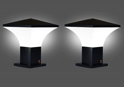 Lexton Base B22 Metal and Unbreakable PVC Modern Lamp (Bulb Not Included, Multicolour, Standard) - Set of 2 Pieces
