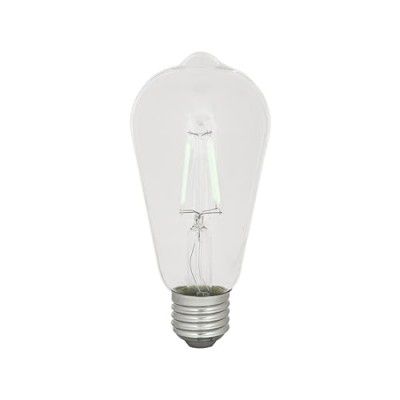 Lexton E27 Filament Bulb | Led Bulb Colorful Filament Bulb | Glass Bulb | Green | Pack of 1 | Home, Kitchen, Café Decorations Light