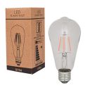 Lexton E27 Filament Bulb | Led Bulb | Colorful Filament Bulb | Glass Bulb | Home, Kitchen, Café Decorations Light | Red color | Pack of 1...