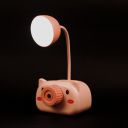 Lexton LED Camera Shaped Study Table Mini Lamp for Students | Rechargeable Desk Lamps with Pencil Cutting & Pen Barrel |USB Warm Light LED Children Study Lamp Toy | (Pink, Pack of 1)...