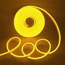 Lexton Led Neon Flexible Strip Light | with Adapter | Yellow |Neon Rope Light|for Indoor & Outdoor Decorations...
