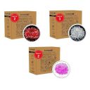 Lexton Love Combo of 2Pcs Red, 2Pcs Pink & 1Pcs White 40 LED String Light (Set of 5)...