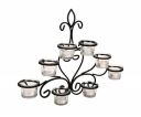 Lexton Metal 8 Cup Wall Sconce with Tealights...