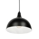 Lexton Single Head Black Dome Hanging Light, Pendant Light | for Bedroom, Kitchen, Restaurant, Indoor Outdoor or Home Decoration (Black, Pack of 1) (Bulb Not Included)...