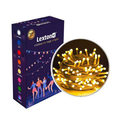 Lexton String Light 10 Meter | 360 Degree Light in Led Bulbs | Pack of 1 