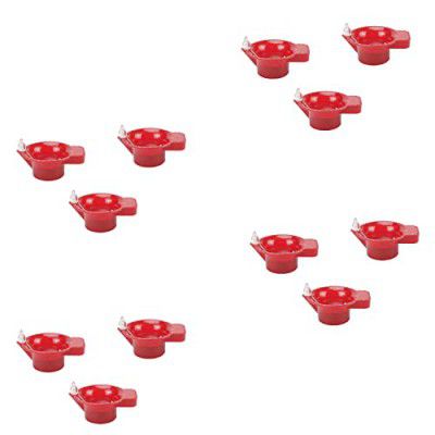 Lexton Water Sensor Diya Lights | Crimson Red | Pack of 12