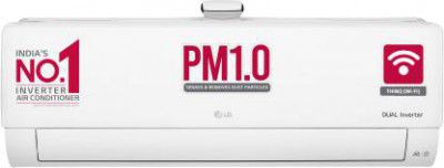 LG 1.5 Ton 4 Star Split Dual Inverter AC with Wi-fi Connect (RS-Q19APYE)