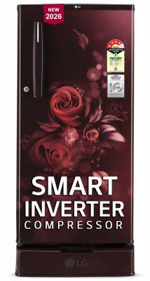 MODEL- 2026 | LG 185 L, 4 Star, Smart Inverter, Direct Cool Single Door Refrigerator (GLD1945ZOSE)