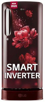 [Extra ₹2250 OFF] LG 185 L, 5 Star, Smart Inverter, Direct-Cool Single Door Refrigerator (GL-D201ASCU.BSCZEBN)