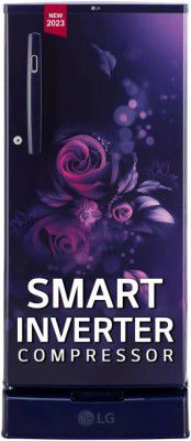 [Extra Rs 3174 Off] LG 185 L Direct Cool Single Door 4 Star Refrigerator (Blue Euphoria, GL-D199OBEY)