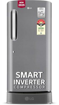 LG 210 L, 5 Star, Smart Inverter Compressor, Direct Cool Single Door Refrigerator (GL-D231APZU)