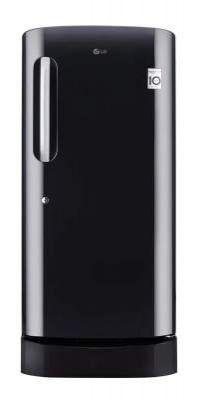 LG 215 L 5 Star Inverter Direct-Cool Single Door Refrigerator (GL-D221AESZ, Ebony Sheen)