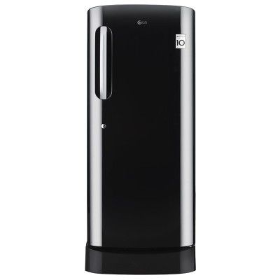 LG 235 Litres 4 Star Direct Cool Inverter Single Door Refrigerator (Smart Connect, GL-D241AESY.DESZEB, Ebony Sheen)