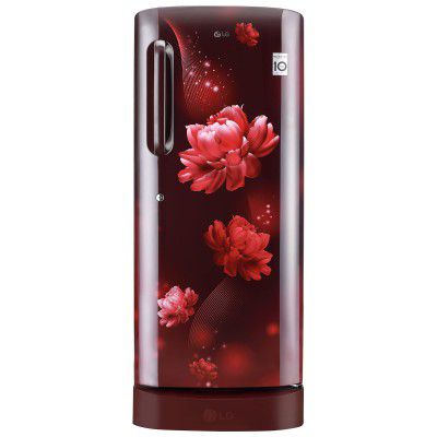 LG 235L Fastest In Ice Making Toughened Glass Shelves Top Freezer Refrigerator (GL-D241ASCD)