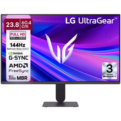 LG 24G411A-B 24-inch Ultragear Full HD (1920 x 1080) IPS Gaming Monitor, Black