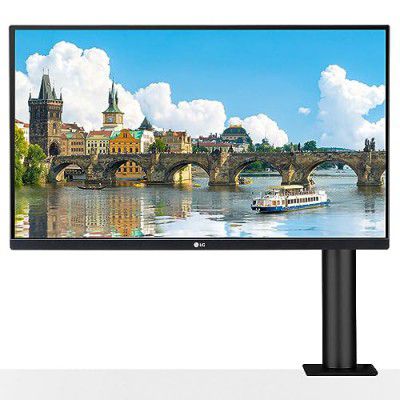LG 27" QHD Ergo IPS Monitor, Dp-27QN880, Black