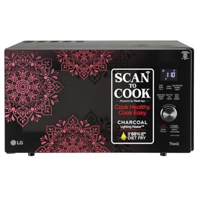 LG 28 L Scan to Cook Wi-Fi Enabled Charcoal Convection Healthy Microwave Oven (MJEN286VIW)