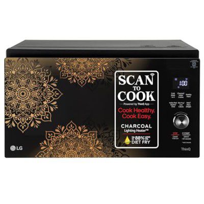 LG 32 L Scan to Cook Wi-Fi Enabled Charcoal Convection Healthy Microwave Oven (MJEN326UIW)
