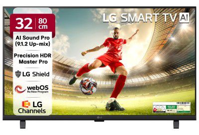 LG (32") LB650 AI Series HD Smart webOS VA LED TV 32LB650BPLA