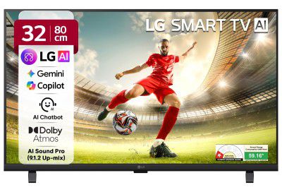 LG (32") LB655 AI Series HD Smart webOS VA LED TV 32LB655BPLA