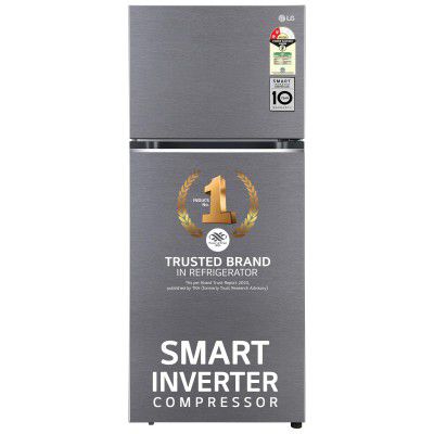 [Extra Rs 8250 OFF] LG 322 L 3 Star Frost-Free Smart Inverter Double Door Refrigerator ( GL-S342SDSX)