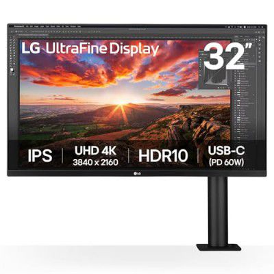 LG 32UN880-B 32" Ultrafine Display Ergo UHD 4K IPS Display Monitor