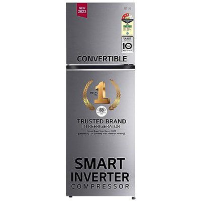 [Extra Rs.17250 OFF] LG 343 L 3 Star Frost-Free Smart Inverter Double Door Refrigerator (2023 Model, GL-S382SDSX)