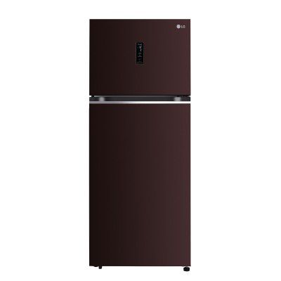 LG 408 Litres 3 Star Frost Free Smart Inverter Double Door Refrigerator (GL-T412VRSX.DRSZEB)