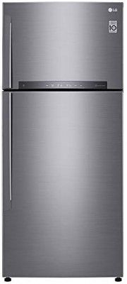 LG 547 L 3 Star Frost-Free Inverter Hygiene Fresh+ Double Door Refrigerator (GN-H702HLHQ)