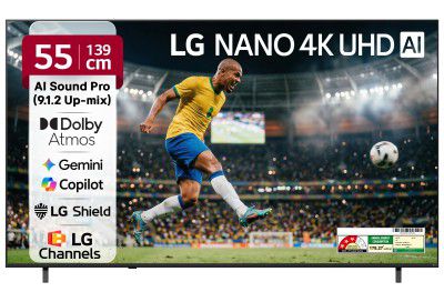 LG (55") NU87 AI Series 4K Ultra HD Smart webOS VA LED TV 55NU870BPLA