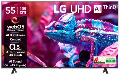 [Extra ₹5250 OFF] LG (55") UR75 Series HD Smart LED TV 55UR75006LC