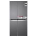 LG 650 L Frost Free Smart Inverter Double Door Side By Side Refrigerator (GL-B257HDS3)...