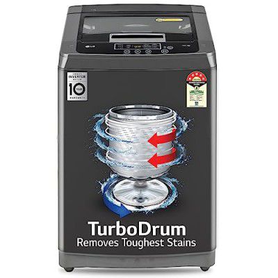 [Extra ₹3000 OFF] LG 7.5 Kg 5 Star Smart Inverter Fully-Automatic Top Load Washing Machine (T75SKMB1Z)