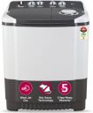 LG 7 kg 5 Star with Wind Jet Dry, Collar Scrubber and Rust Free Plastic Base Semi Automatic Top Load Washing Machine Grey, White  (P7020NGAZ)...