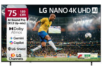 LG (75") NU87 AI Series 4K Ultra HD (3840 x 2160) Smart webOS LED TV 75NU870BPLA