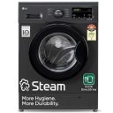 LG 8 Kg 5 Star Inverter Direct Drive Touch Panel Fully Automatic Front Load Washing Machine (FHM1408BDM, Steam for Hygiene, In-Built Heater, 6 Motion DD, Middle Black)...