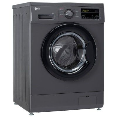 LG 8 Kg 5 Star Inverter Touch panel Fully-Automatic Front Load Washing Machine with In-Built Heater (FHM1408BDM)