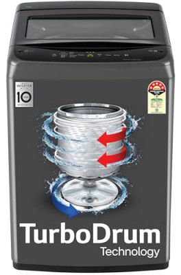 [Extra ₹7000 OFF] LG T80VBMB4Z 8 Kg 5 Star Smart Inverter Technology Fully Automatic Top Load Washing Machine (Turbodrum, Auto Prewash)