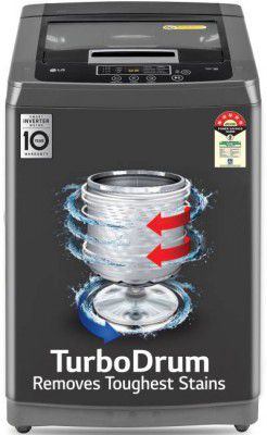 LG 8 kg 5 Star Smart Inverter Fully Automatic Top Load Washing Machine (T80SKMB1Z)