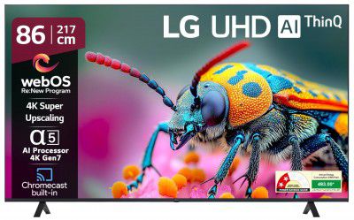 [Extra Rs 12250 OFF] LG 86" Inches UT80 Series 4K Ultra HD Smart web TV 86UT80506LA
