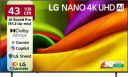 LG AI NANO NU87 (43") Ultra HD (4K) LED Smart WebOS TV 2026 Edition (43NU870BPLA)...
