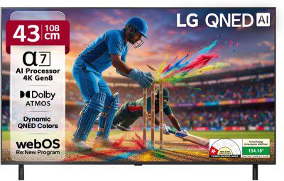 LG AI TV QNED 8AA (43") Ultra HD (4K) QNED Smart WebOS TV (43QNED8AA6A)