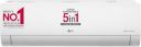 LG Super Convertible 5-in-1 Cooling 2023 Model 1 Ton 3 Star Split Dual Inverter 2 Way Swing, HD Filter with Anti-Virus Protection AC (RS-Q12CNXE)...