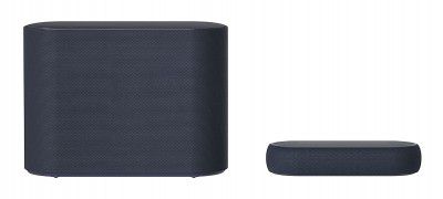 LG Eclair (QP5) 320W 3.1.2 Channel Compact Design Sound Bar with Vibration Dapening Subwoofer, Dolby Vision & HDR10 Passthrough, Dolby Atmos & Sound-Field Expander