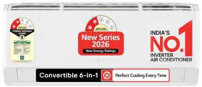 LG Essential Series, 0.8 Ton 2 Star, Smart Inverter Split AC (AS-Q11KNVE)